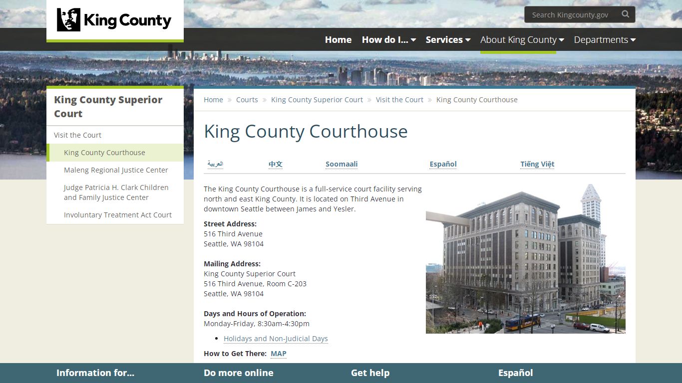 King County Courthouse - King County - King County, Washington